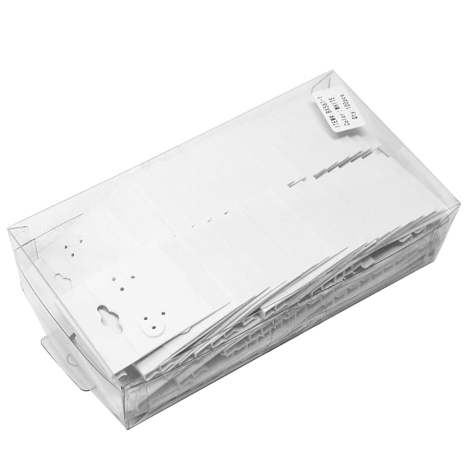 MOOCA 100 pieces of 1.5 x 2-inch plain white velvet 1 1/2″W x 2″H, White
