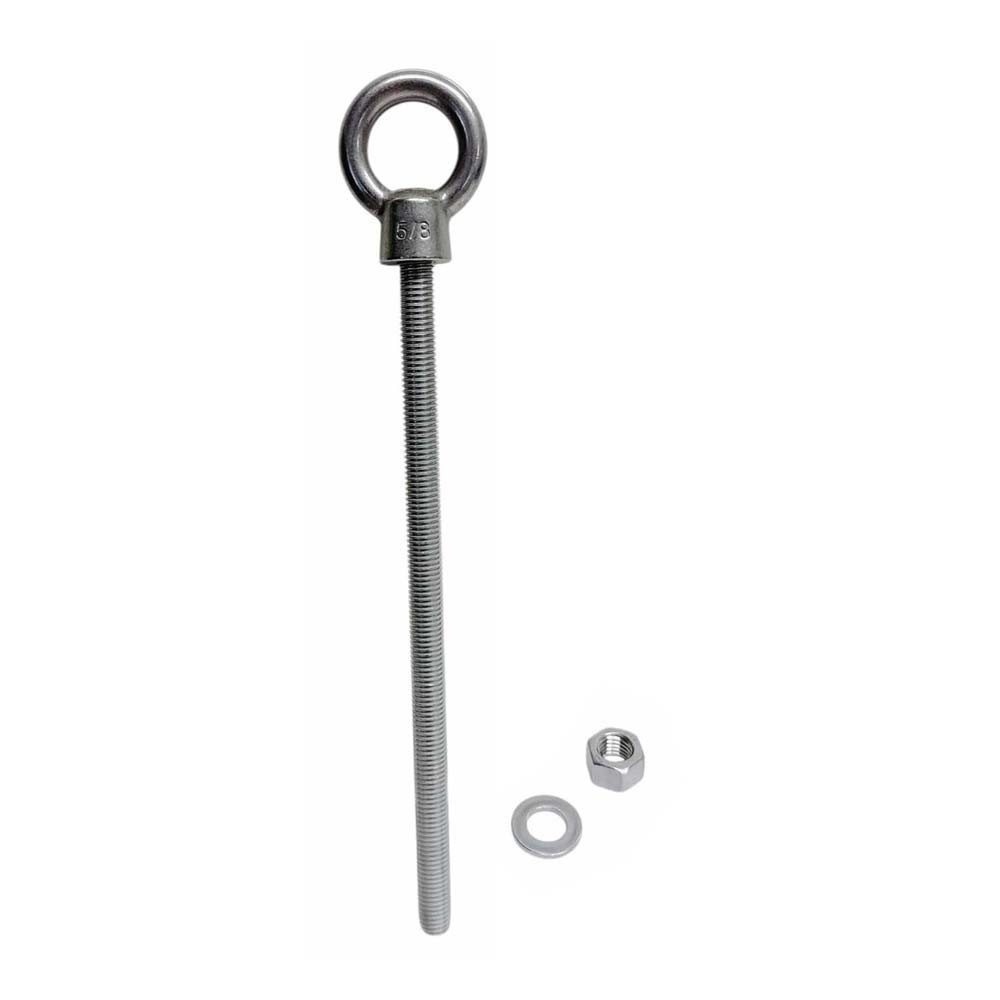 Marine Grade T316 Stainless Shoulder Eye Bolt 5/8″ x 12″, 3,200 lb WLL