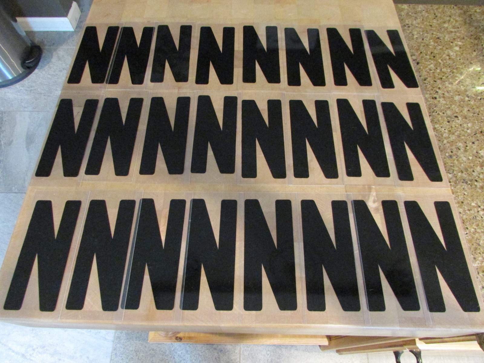 Changeable Sign Letters 6″ Letter Printed on 7″ Panel 448 Pieces