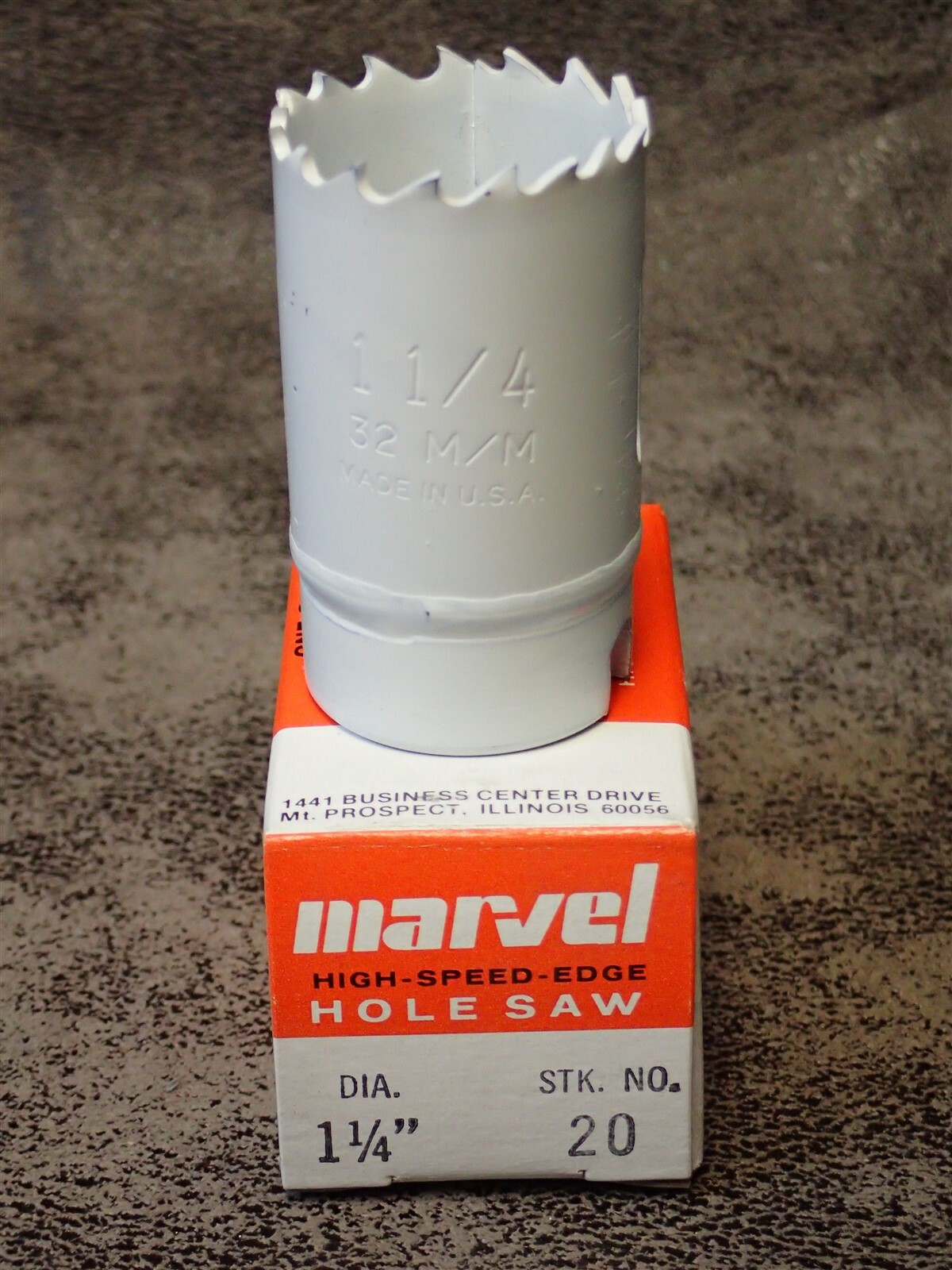 #20 Marvel Armstrong Blum 1-1/4″ Hole Saw, 2″ Cutting Depth, HSS Tooth Edge