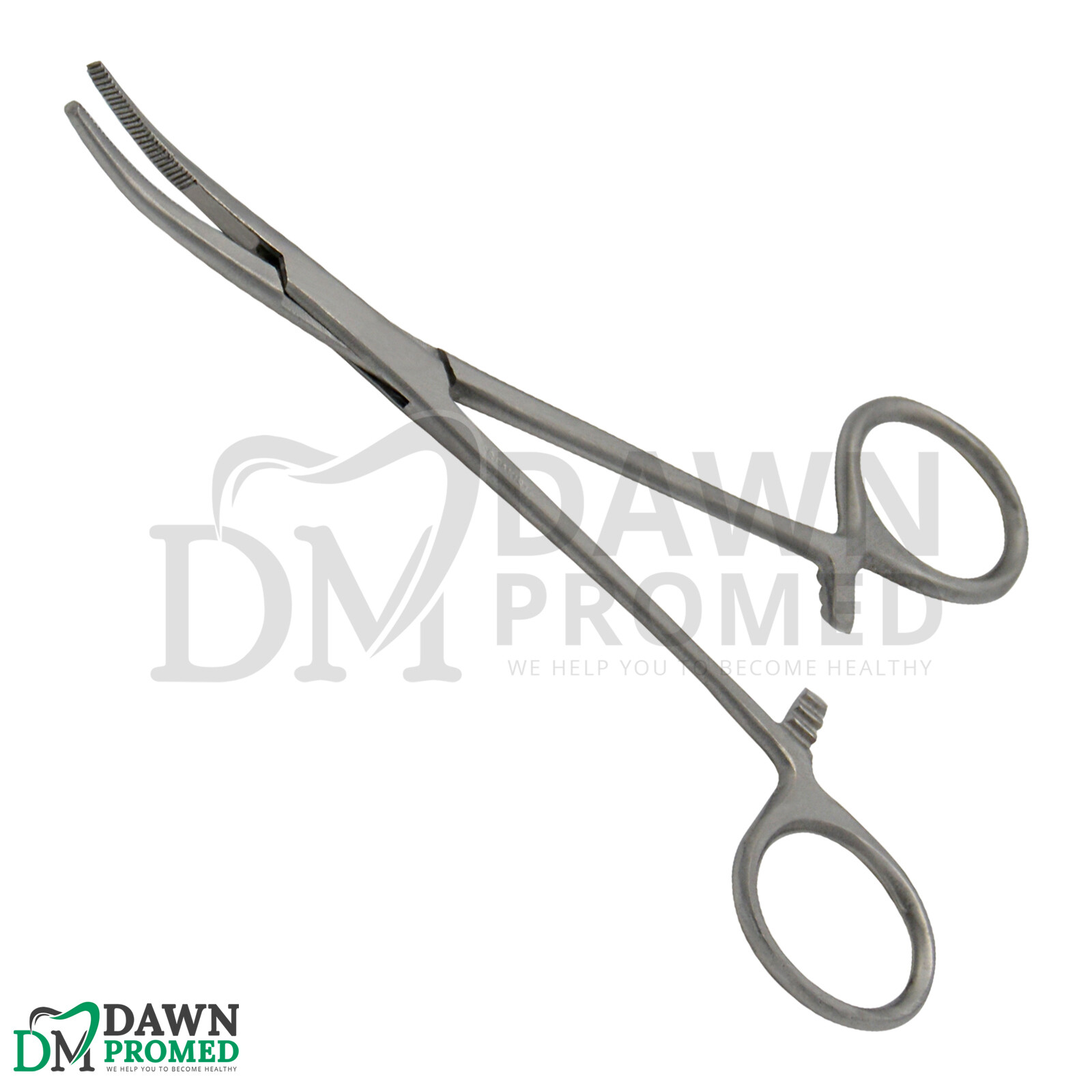 5 Pcs Kelly Hemostat Forceps Curved 5.5″ Locking Clamp Surgical Dental German Gr