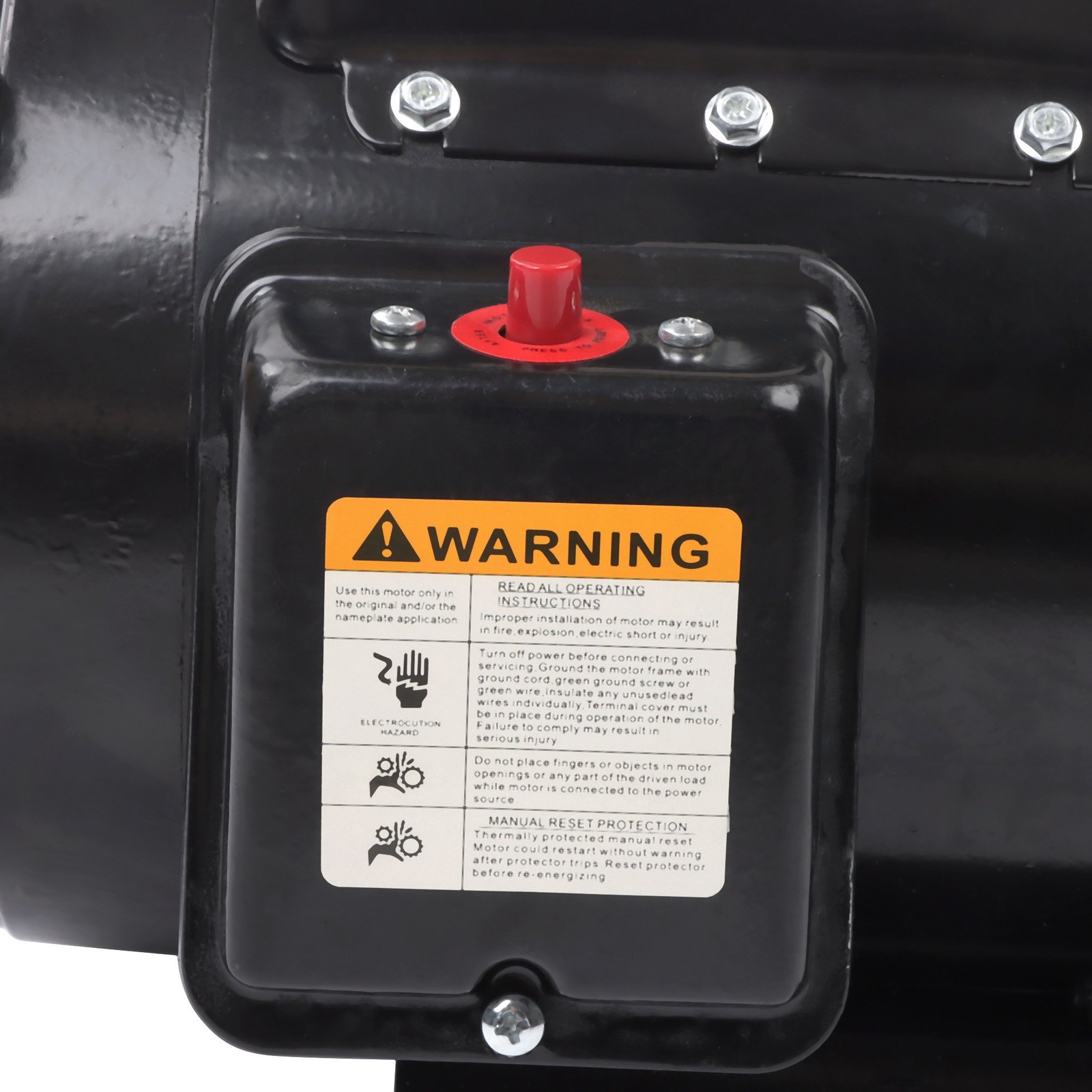 5 HP Single Phase ODP Compressor Motor 184T Frame 208-230V 60Hz Industrial