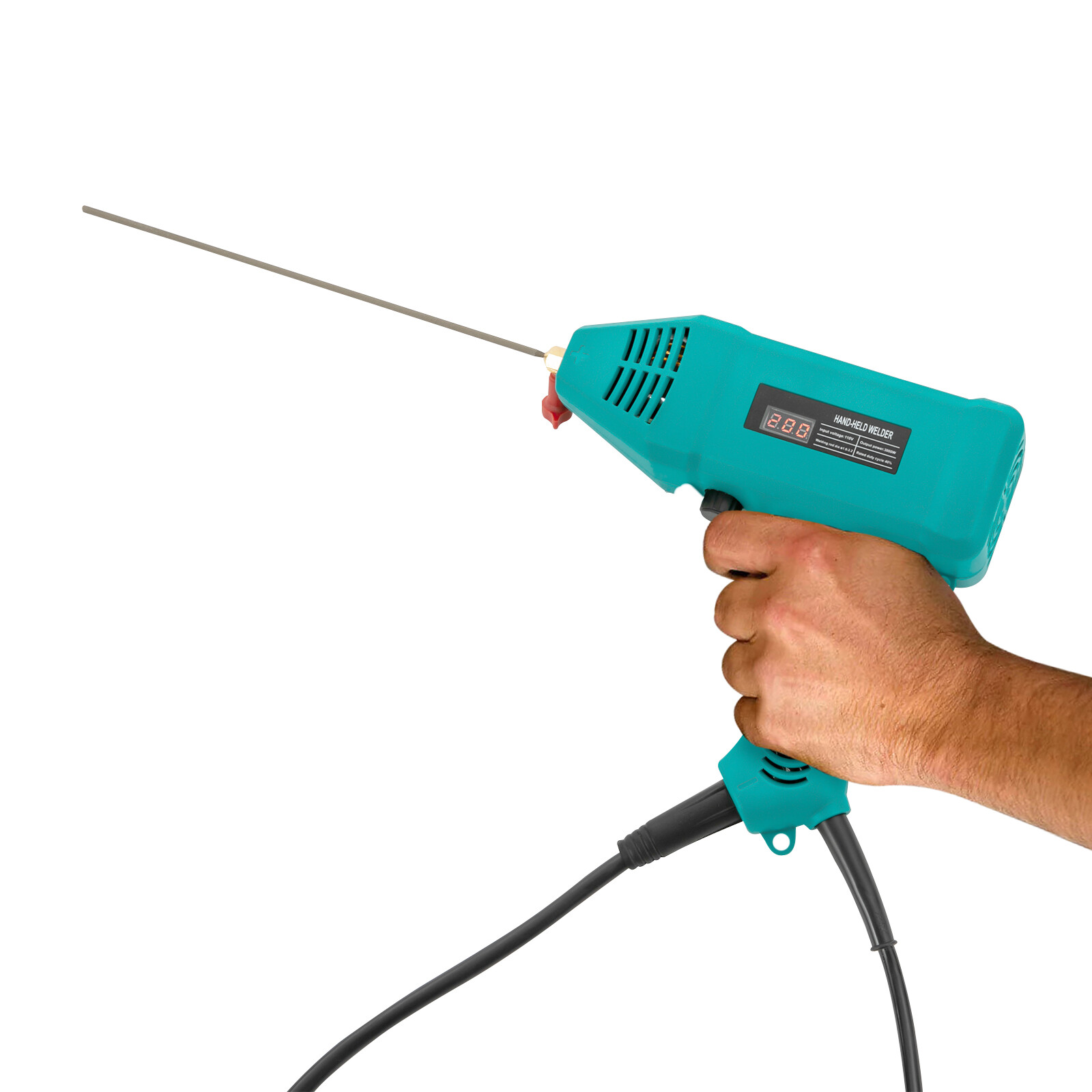 Portable Welder Hand Held Welding Machine Kit 110V 3000W Digital Welder Tool 3KW