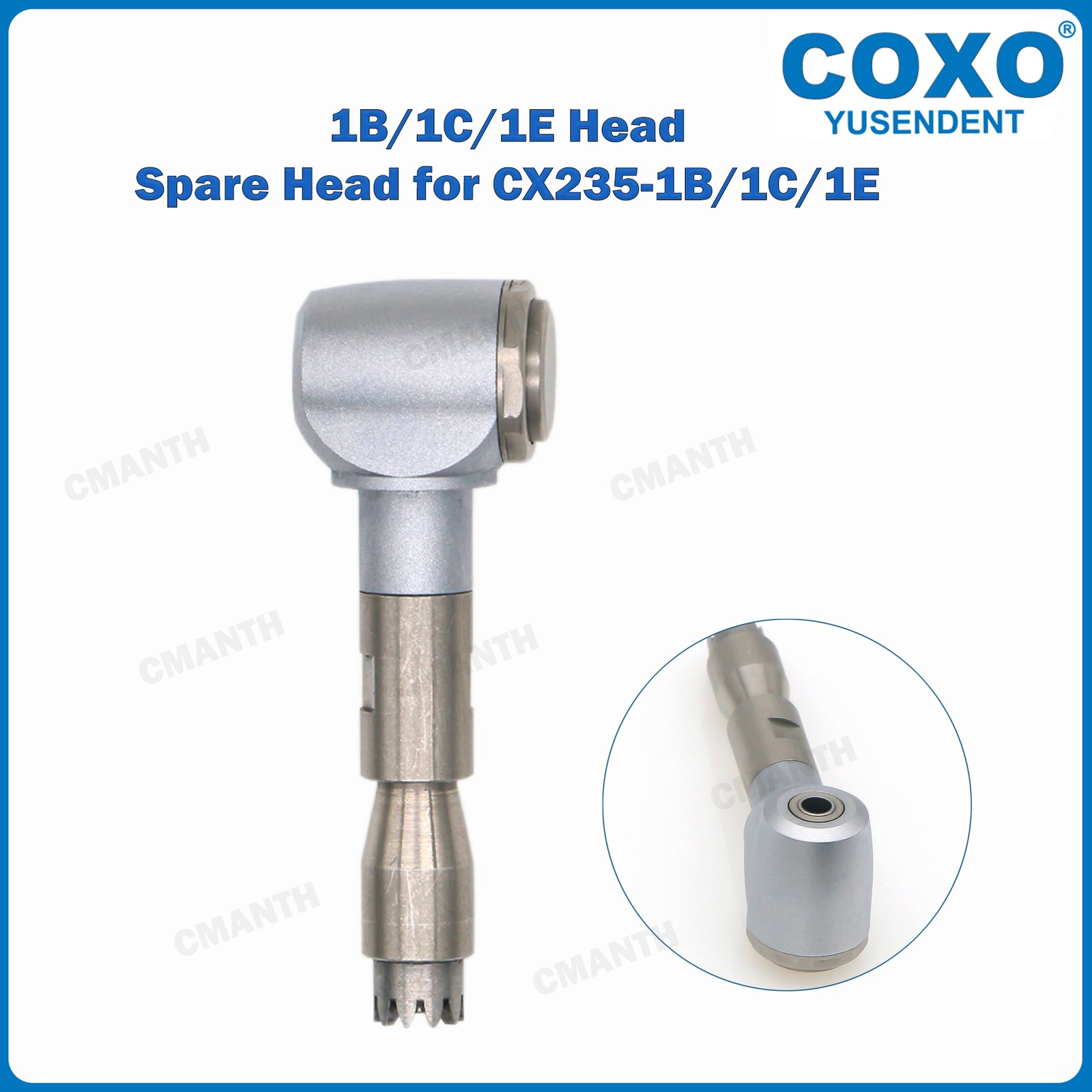 COXO Dental Contra Angle Turbine 1:1 Internal Water Low Speed Straight Handpiece