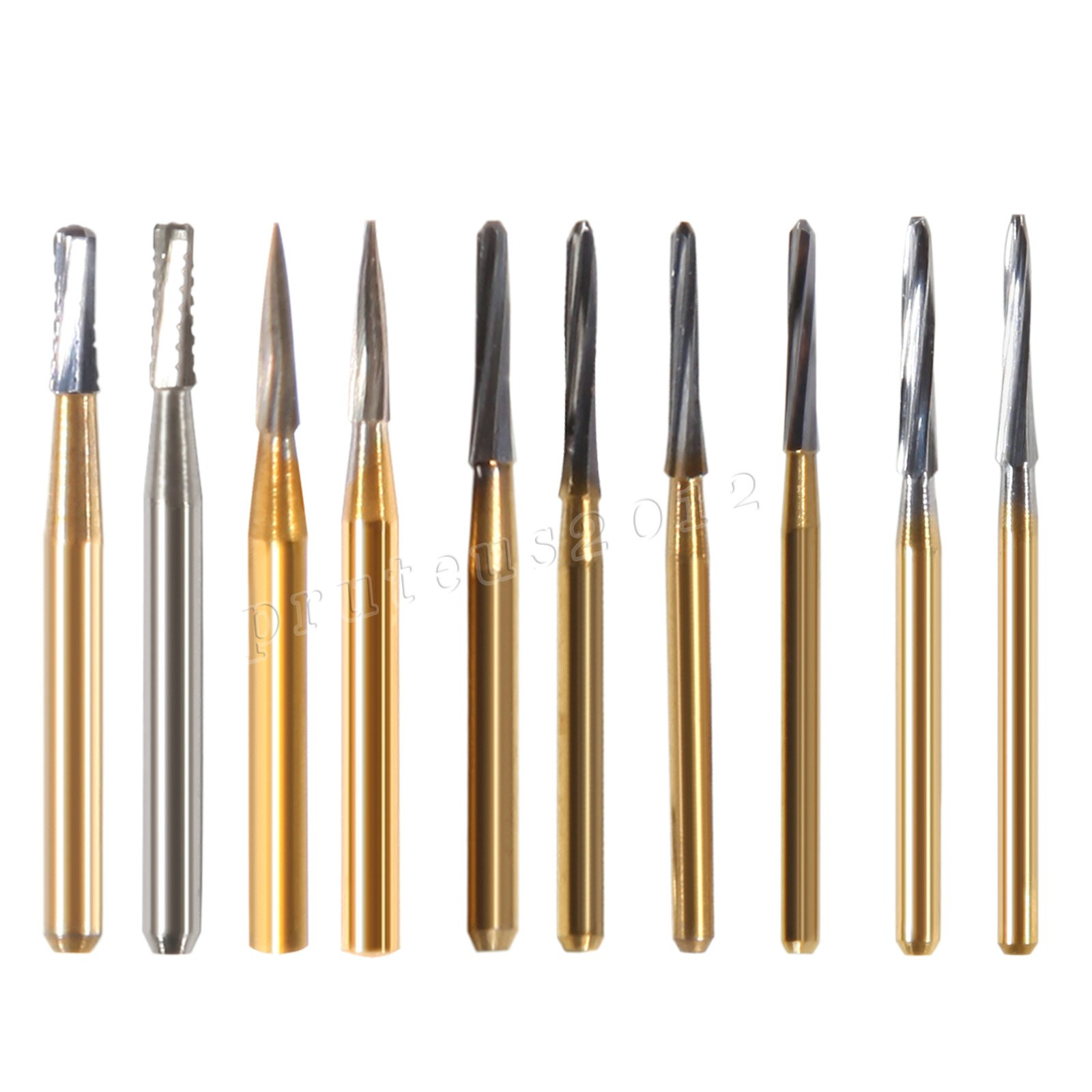 1-10 Dental Surgical Burs 25mm / Carbide Burs Friction Grip FG Round High Speed