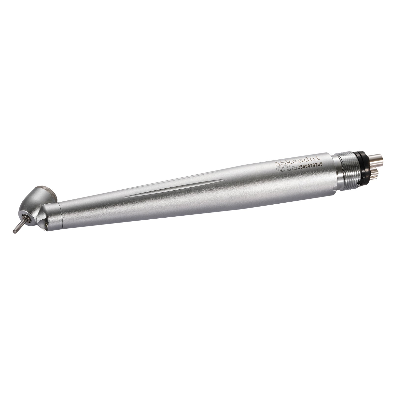 ASKEADNT Dental Surgical Handpiece 45 Degree High Speed 4 Hole LED