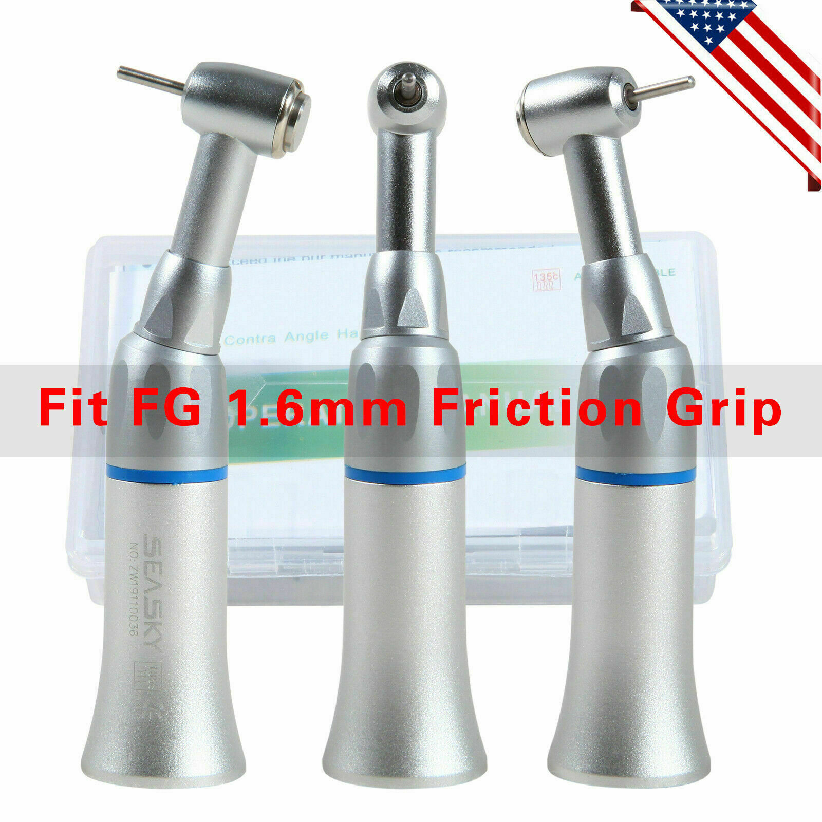 NSK Style Dental slow low speed Contra angle fit FG1.60mm / Air Motor 2/4 Holes