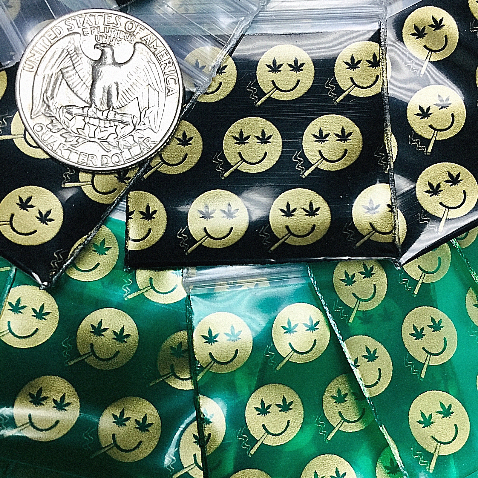 BaggiesSince1987 – 1515 Design Zip Bags 1000PCS METALLIC 50 DSN MIX, READ DETAIL