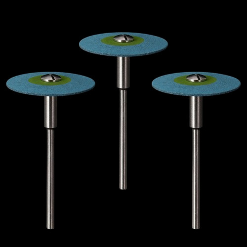 5 Types Dental Rubber Diamond Polisher Wheel Disc HP Five Size Mixed Coarse Fine