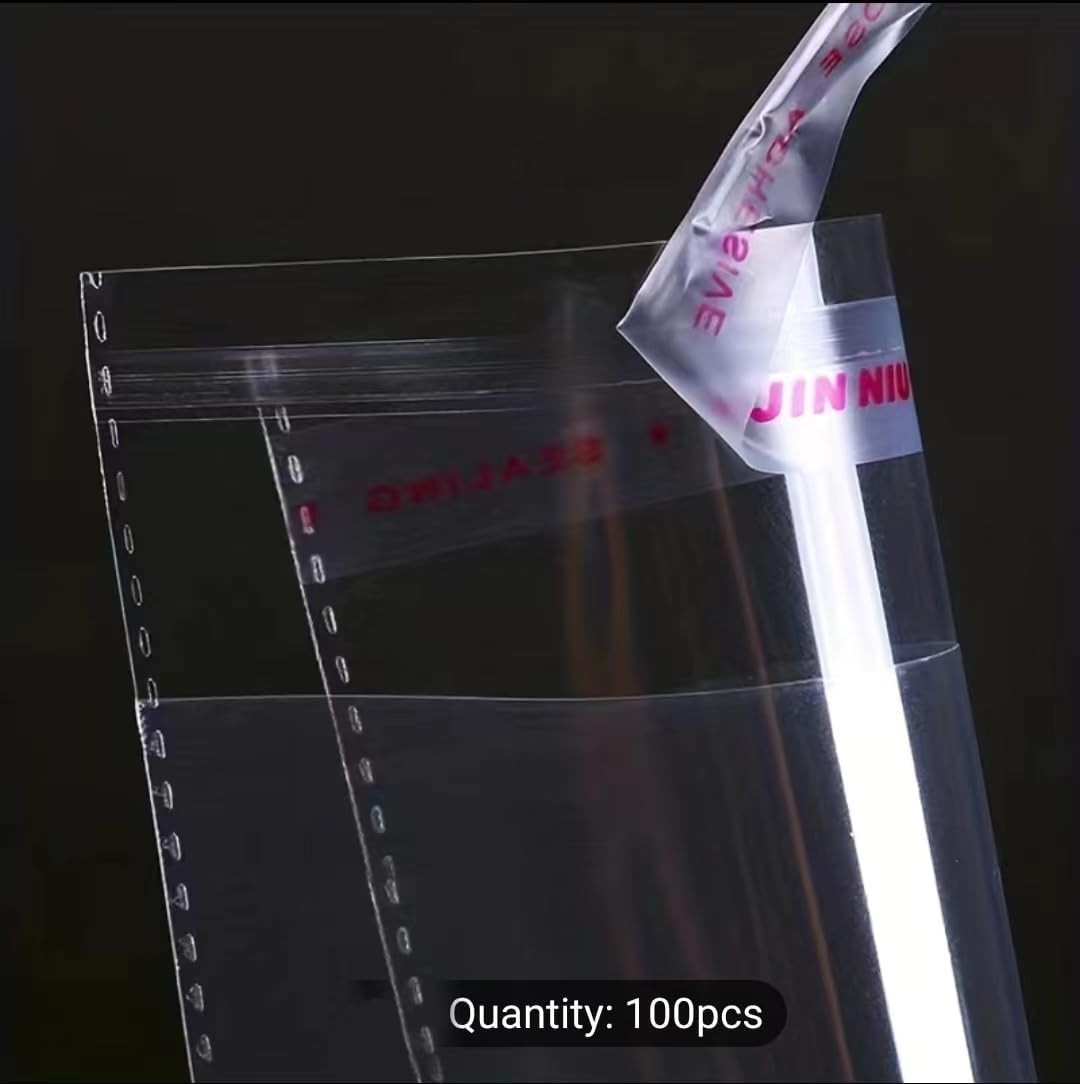 Bulk Value 100 Clear 9×12 Self-Sealing Bags – Secure Packaging for All Needs