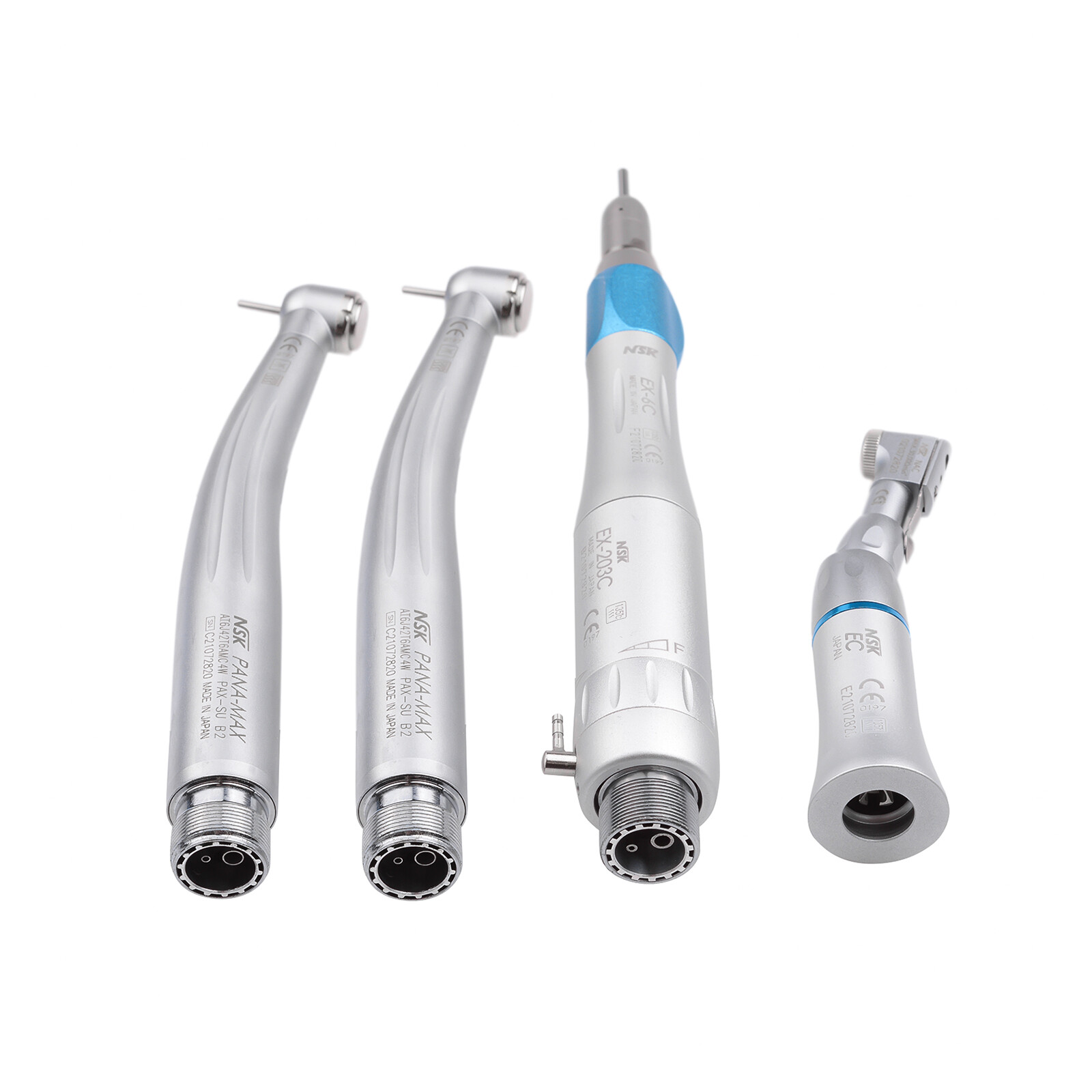NSK Type Dental PANA-MAX LED High Speed Handpiece+EX-203C Low Speed Handpiece 2H