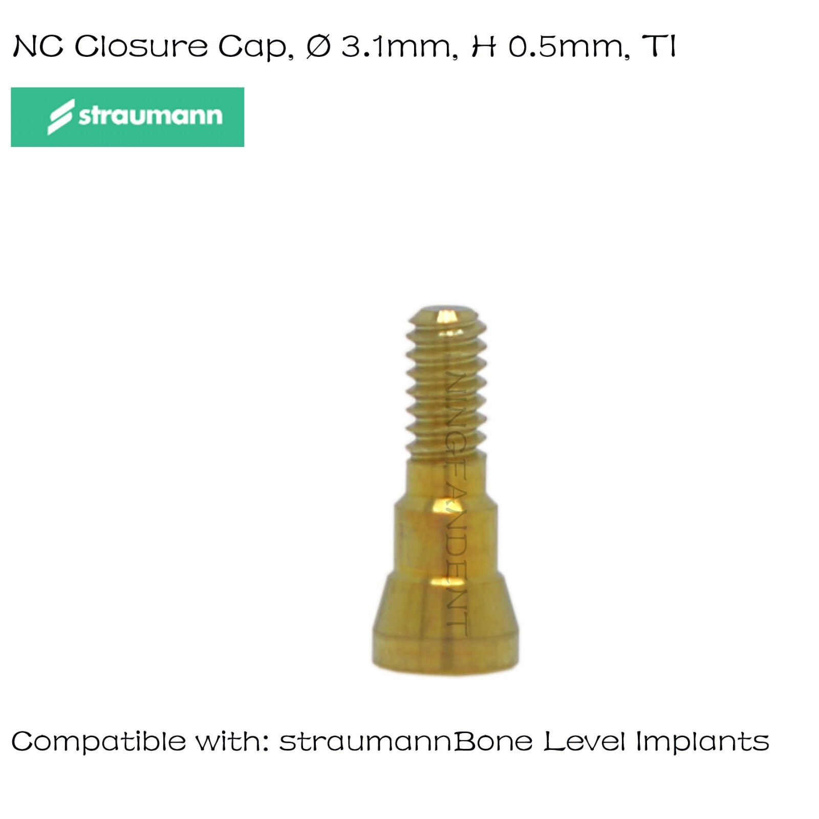 Closure Cover Screw RC/NC Fits Straumann ITI Bone Level/BLT Healing Abutment Cap