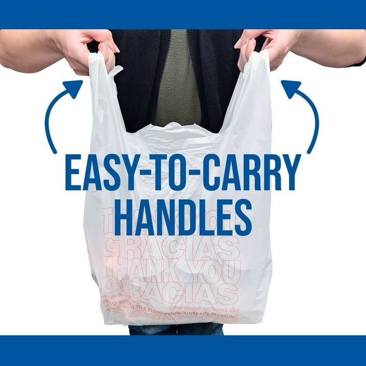T-Shirt Carry-Out Bags, 11.5″ x 6.5″ x 22″ 2,000 ct. ✔✔