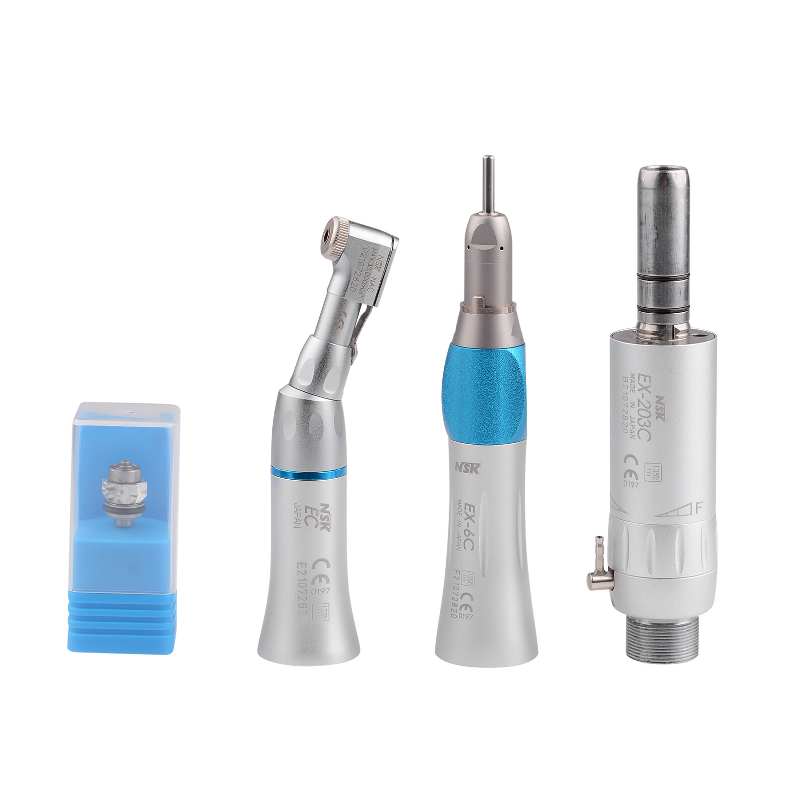 NSK Type Dental PANA-MAX LED High Speed Handpiece+EX-203C Low Speed Handpiece 2H