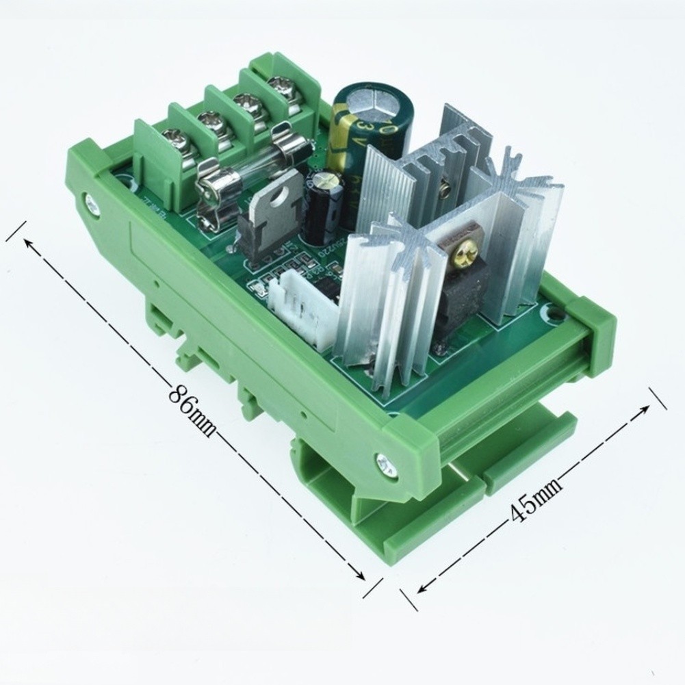 DC Motor Controller ABS 12V-55V Input Voltage 5A Continuous Operation