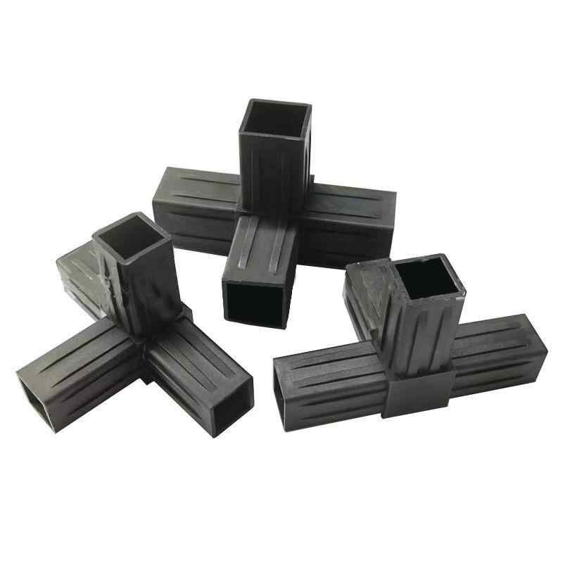 Square Tube Socket Connector Joints Plastic Profiles Connections 2/3/4/5-Way