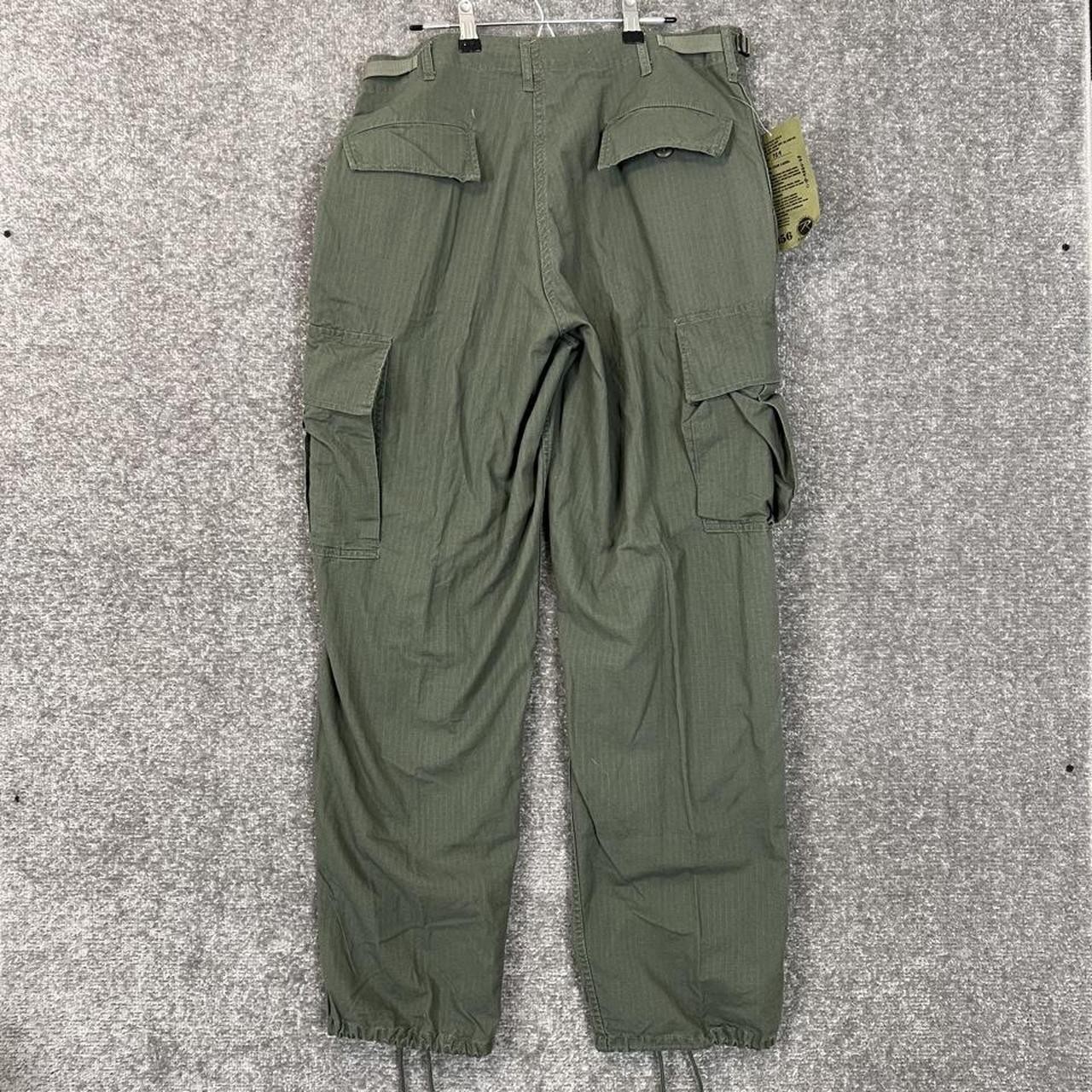 Rothco 4387 Olive Vintage 100% Rip-Stop Vietnam Era Bdu Fatigue Pants M 34X32