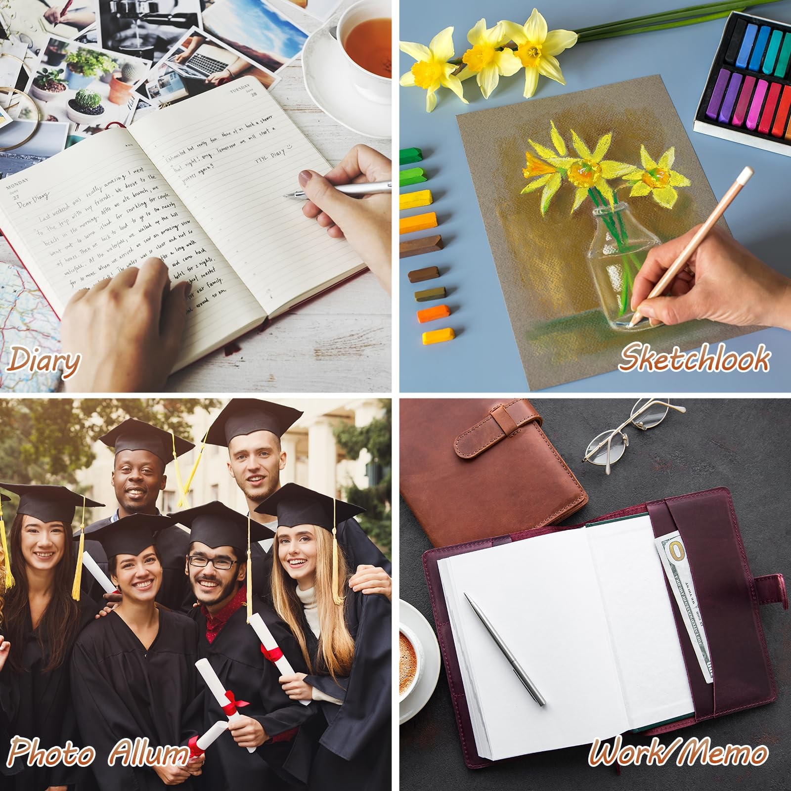 2026 Graduation Gifts for Her Him Inspirational Graduation Journal Class of 2…