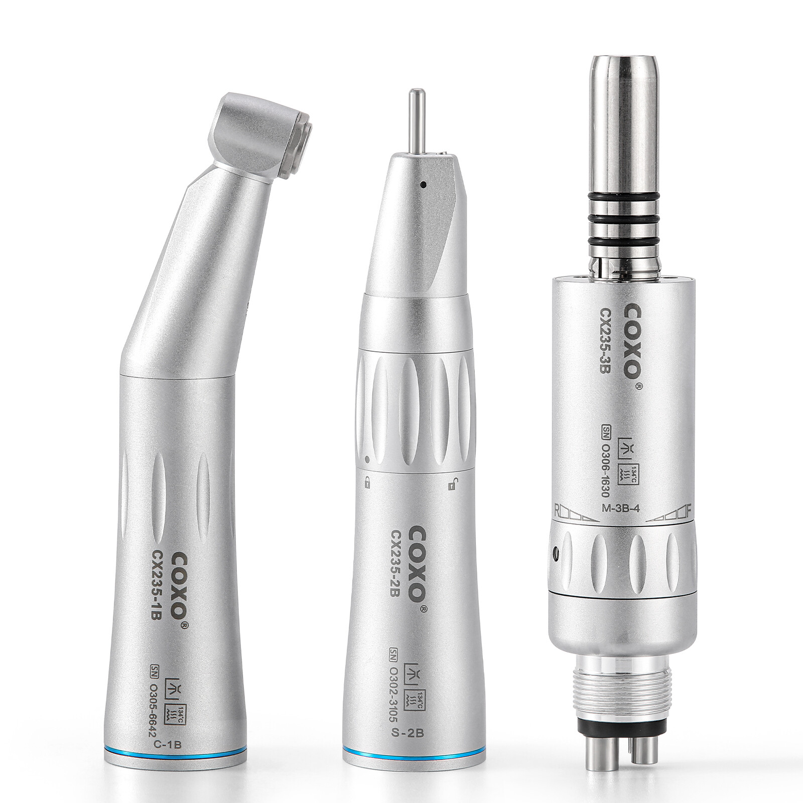 COXO Dental Low Speed Inner Water Straight/Contra Angle/Air Motor Handpiece 4H