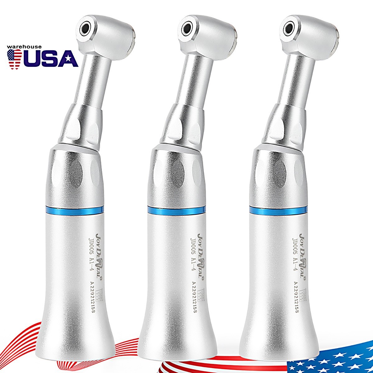 US Estilo Dental Botón Pulsador Contra Angulo Baja Velocidad Pieza de Mano