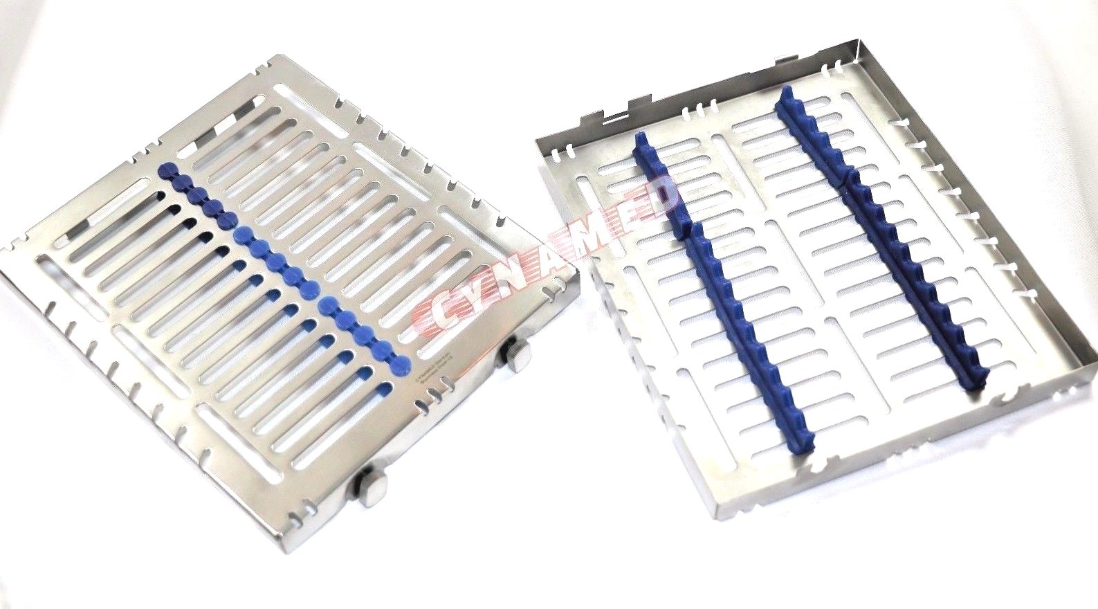 10 GERMAN DENTAL AUTOCLAVE STERILIZATION CASSETTE BOX TRAY FOR 15 INSTRUMENT