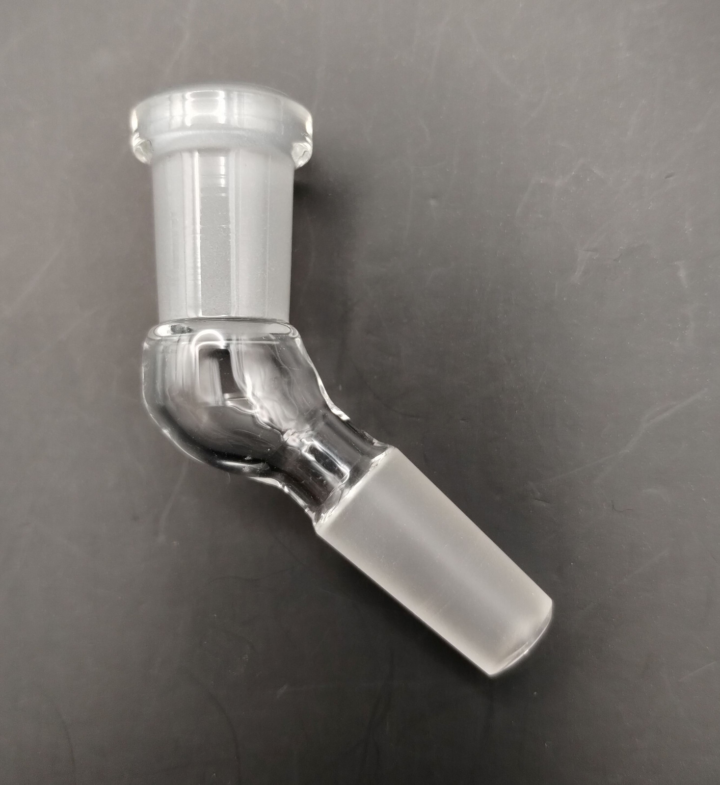 10mm 45 Degree Angle Glass Ground Joint Attachment Adapter GonG Elbow