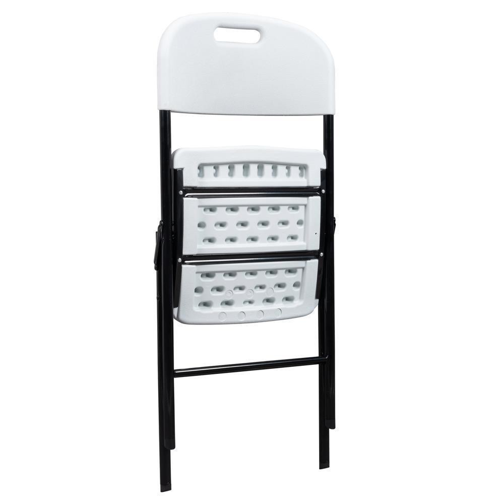 8 Packs Commercial Plastic Folding Stackable Chairs Seats -Event Wedding Party