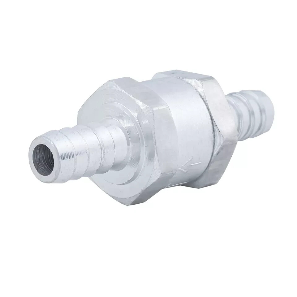 4x 10mm 3/8″ Fuel Line Non-Return One Way Air Fuel Oil Check Valve Diesel Gas