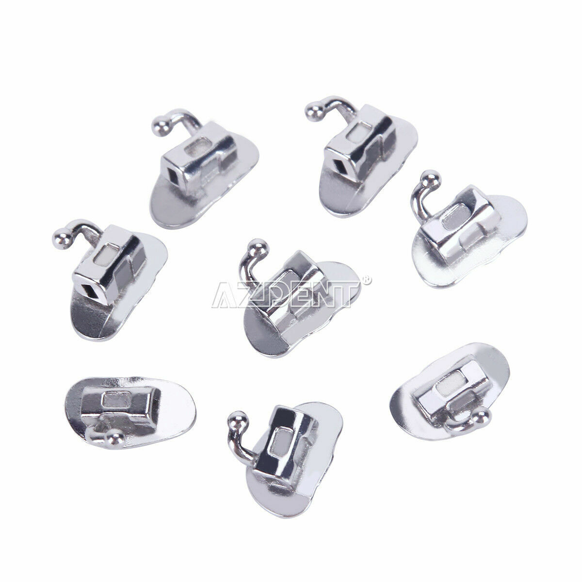 Tubos Bucales Adhesivos de Ortodoncia Dental Roth MBT 0.022/0.018 1º/2º Molar