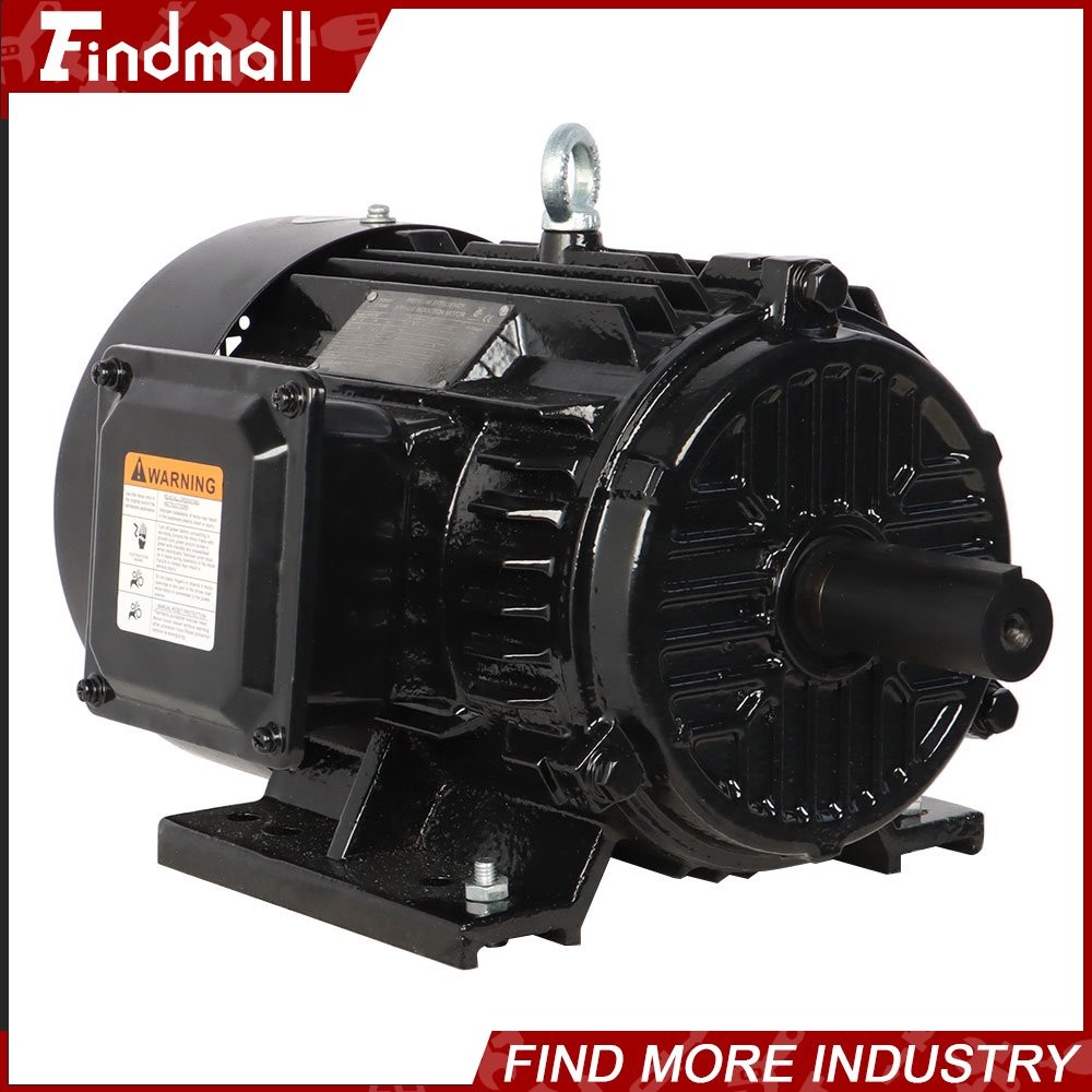1800 RPM 5 HP Electric Motor 184T Frame TEFC 230/460V Severe Duty 3 Phase US