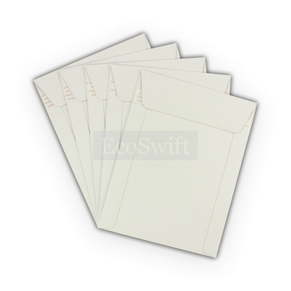 1-2500 9.75 x 12.25 EcoSwift Self Seal Photo Ship Flat Cardboard Envelope Mailer