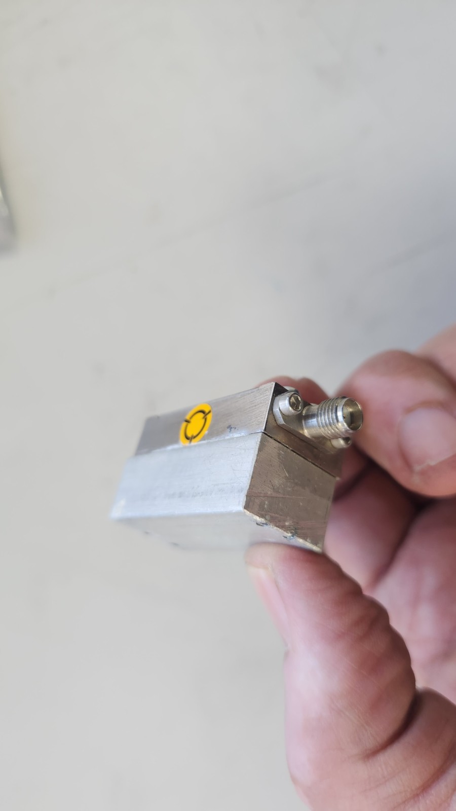 RF AMPLIFIER 2 TO 18GHz broadband JCA218-344 with heatsink