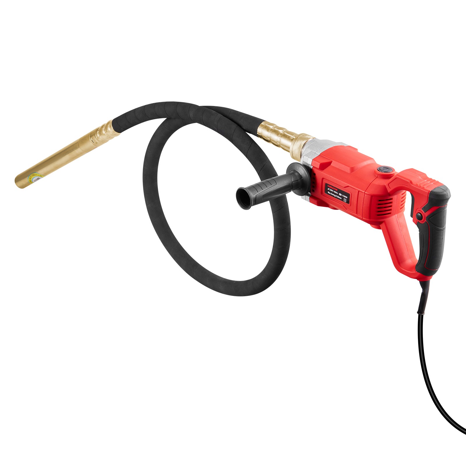 VEVOR Handheld Electric Concrete Vibrator 800W 6.6 feet Shaft Air Bubble Remover