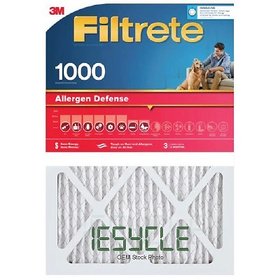 NEW 2-Pack of 3M Filtrete electrostatic cleaning filters. 16″ X 25″ X 4″