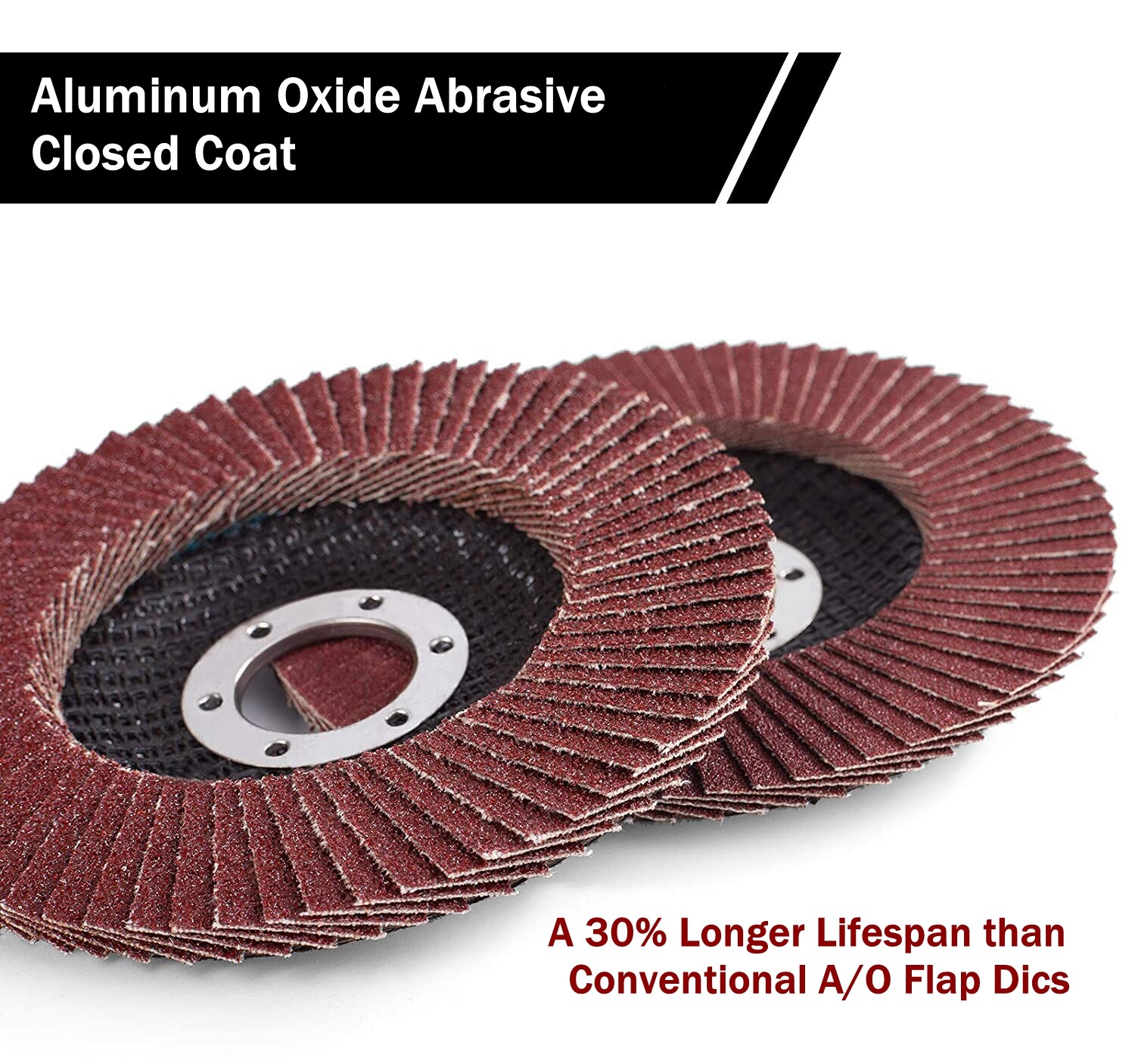40x Flap Disc 4.5″ 4-1/2 40 60 80 120 Grit Angle Grinder Sanding Grinding Wheels