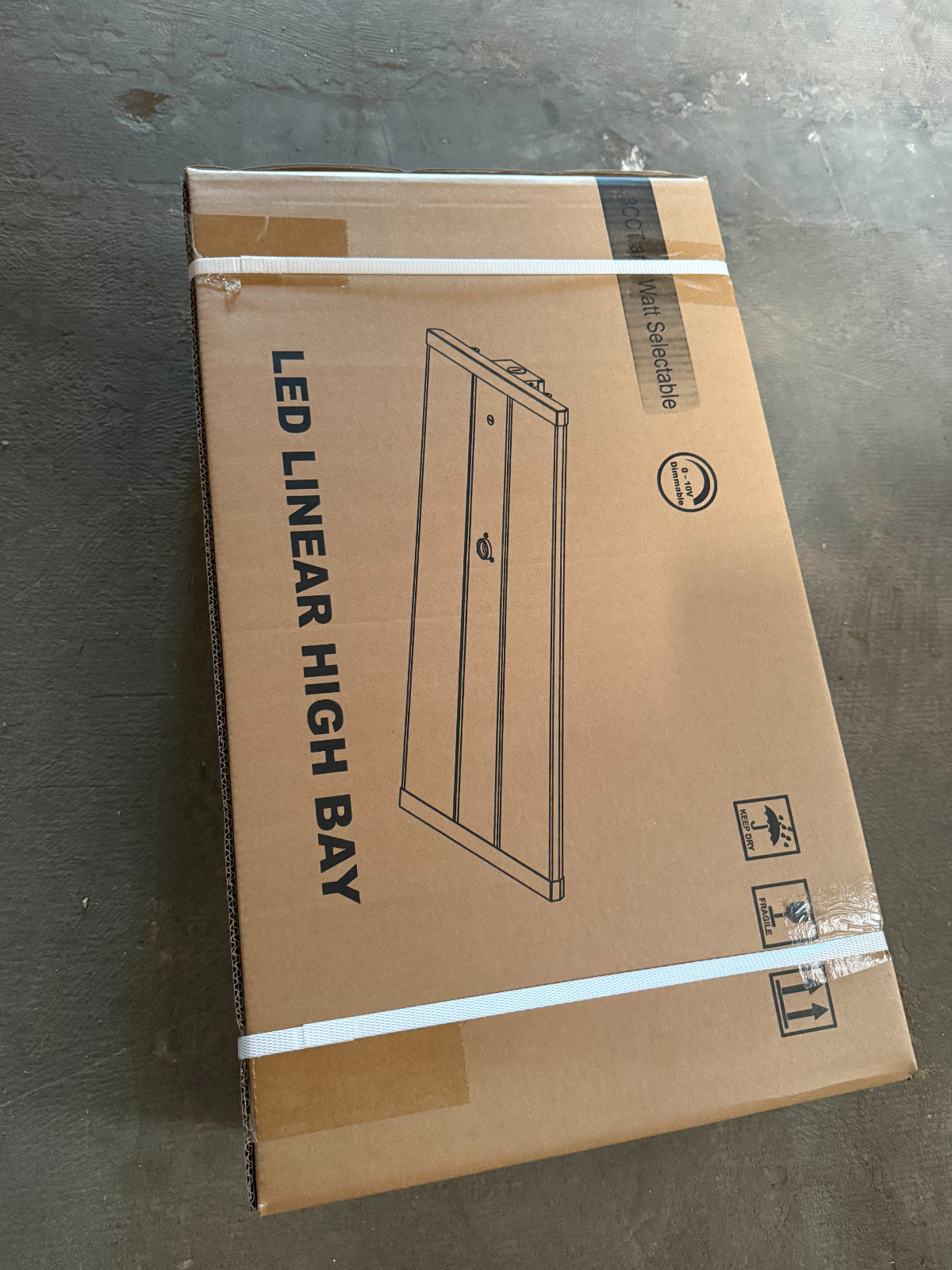 LED Linear High High Bay 160W LHB-160W2FT-H-3W 3500K-4000K-5000K