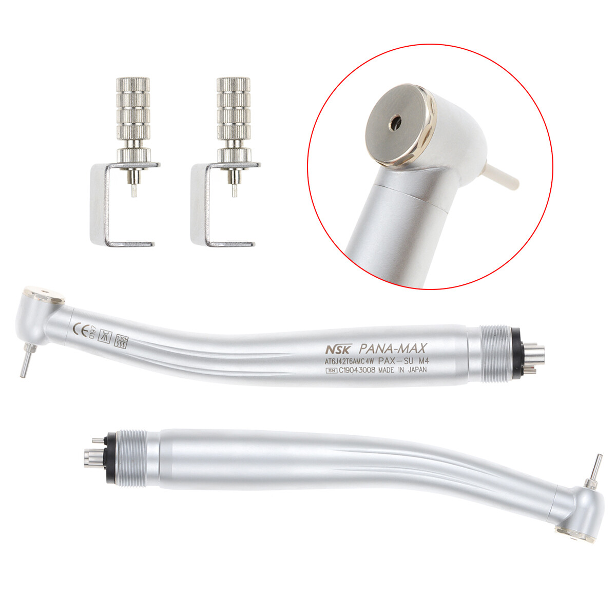 NSK Type Dental PANA MAX High Speed Wrench Handpiece+Low Speed EX203C+A Bearing