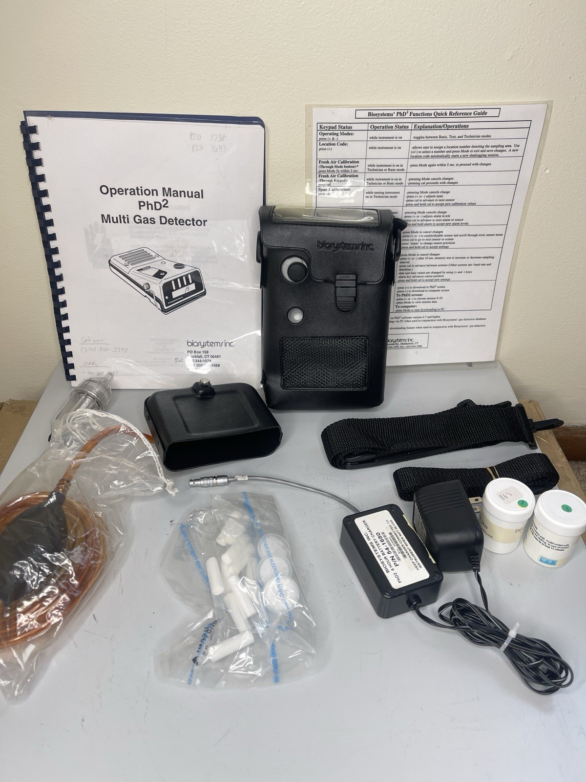Biosystems Inc. PhD2 Multi Gas Detector with Remote Sample Draw Pump Mode 1655A