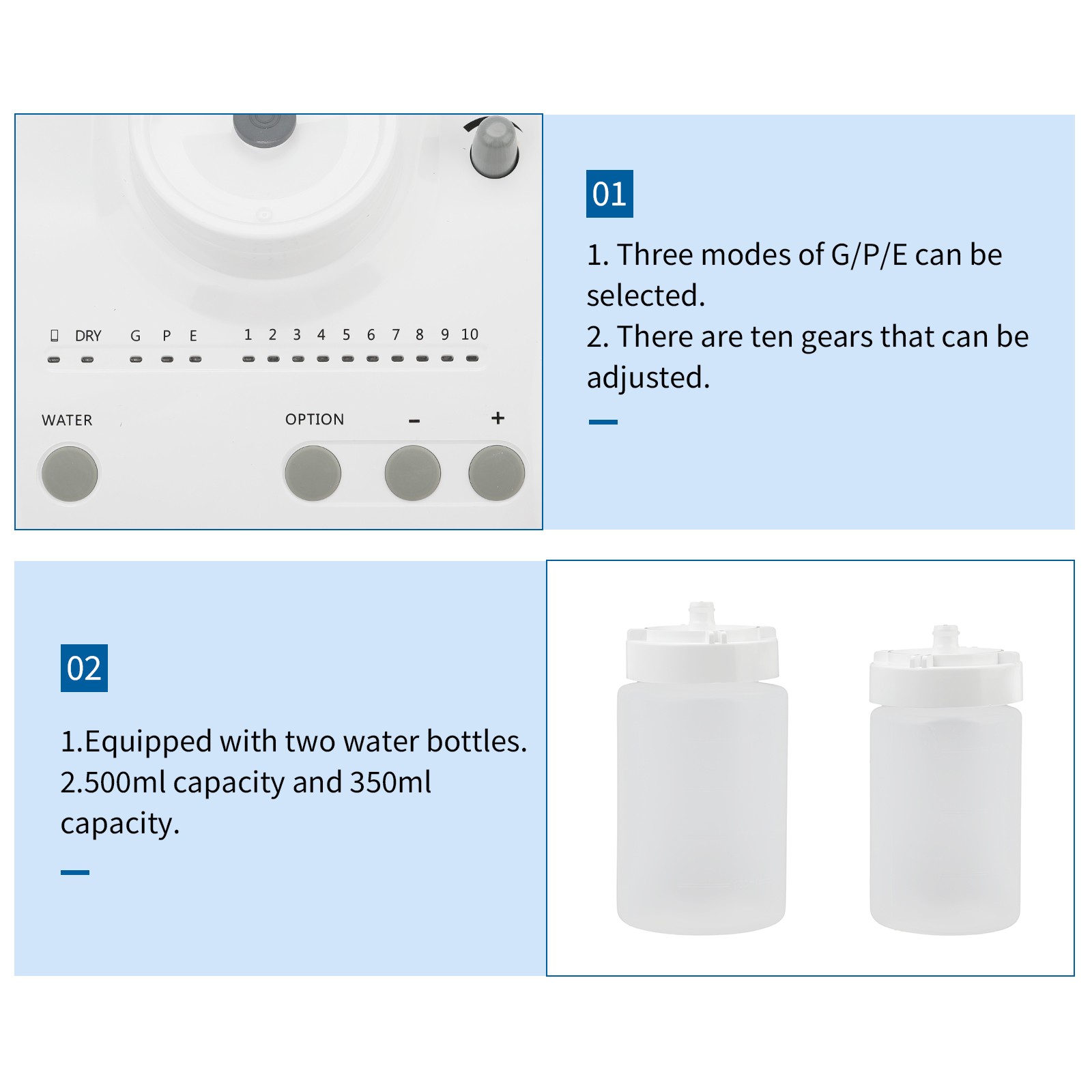 Dental Ultrasonic Scaler Auto Water Supply for EMS SKYSEA + LED Handpiece