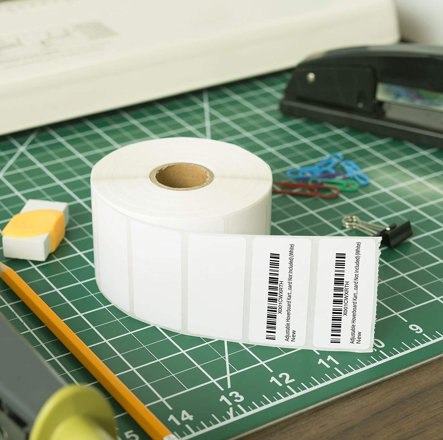 2.25×1.25 Direct Thermal Shipping Labels Barcode UPC Label Perforated 1000/Roll