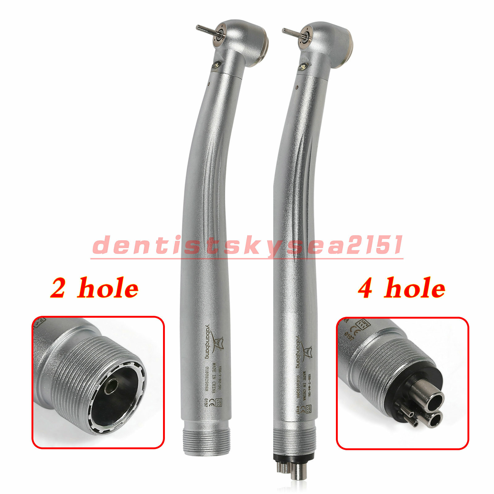 Yabangbang E-generator Dental LED Fiber Optic High Speed Handpiece 2/4 hole FDA2