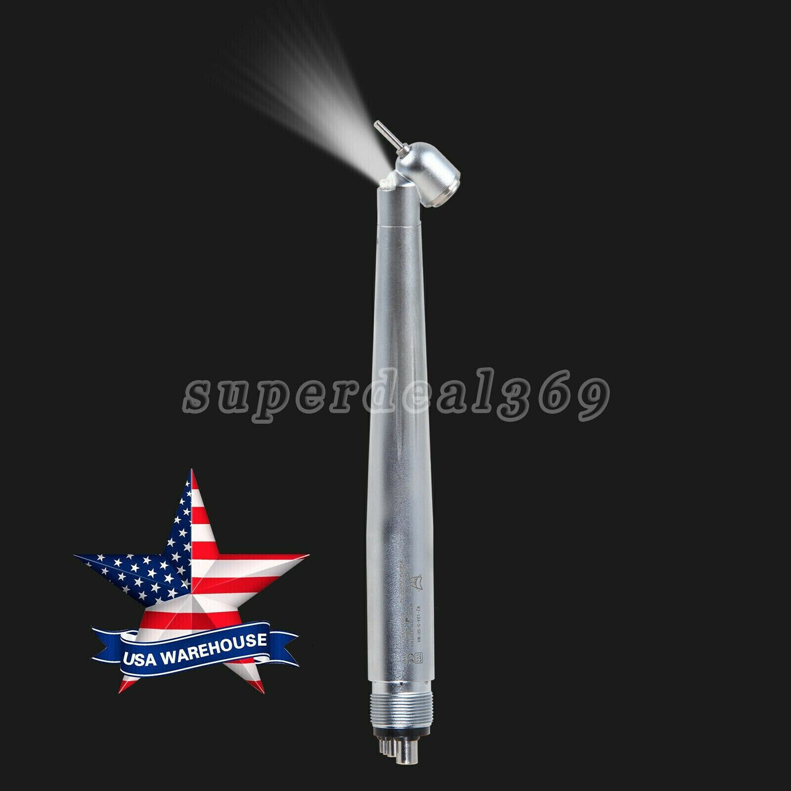 Dental 45 Degree LED Handpiece 4Hole /1:4.2 Increasing Contra Angle Surgical CI