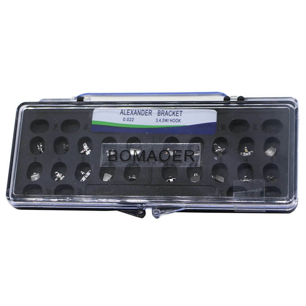 1 Kit 20PCS Dental Orthodontic Alexander Bracket Braces Roth 022 3-4-5 Hooks