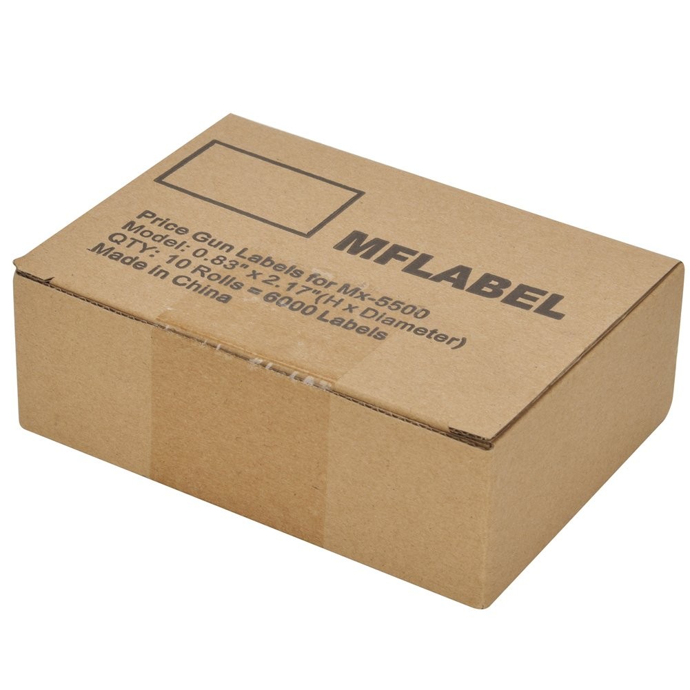 30 Rolls 15000 Pcs Green Price Gun Labels for Mx-5500 Labeller