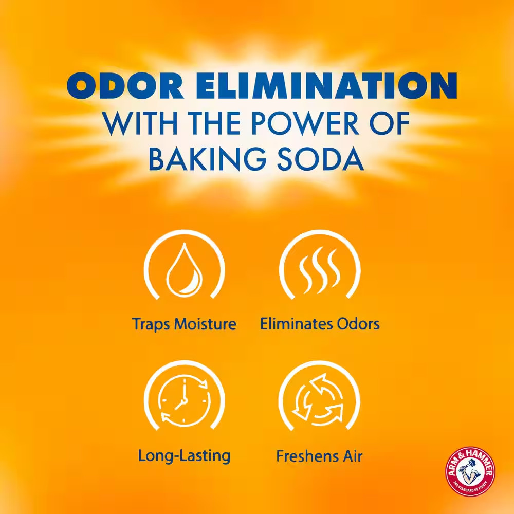 Arm and Hammer Moisture Absorber 3 Pack Hanging Bag Odor Eliminator Closet
