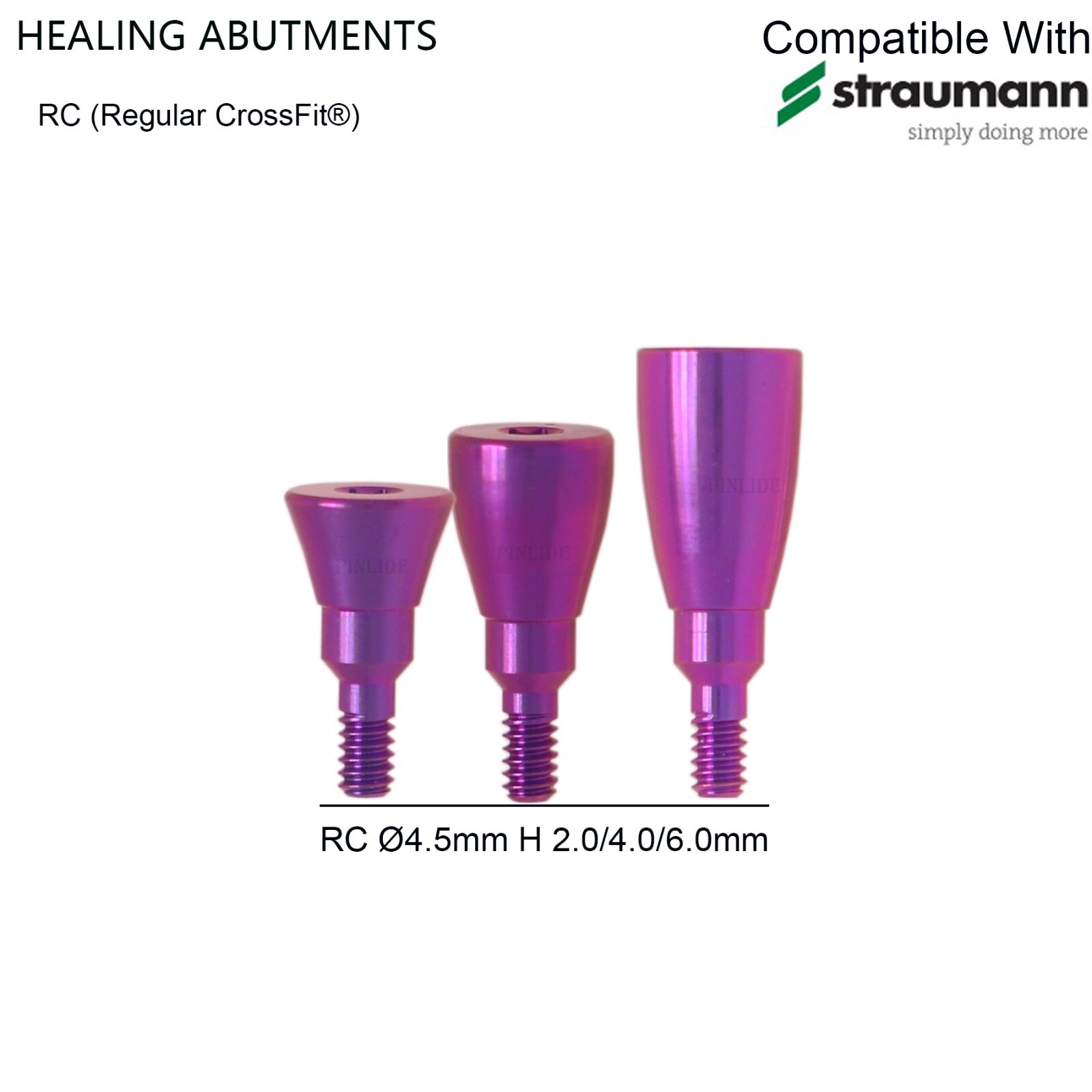 Dental Healing Cap Abutment Straumann ITI BL/BLT Compatible NC/RC Cover Screw