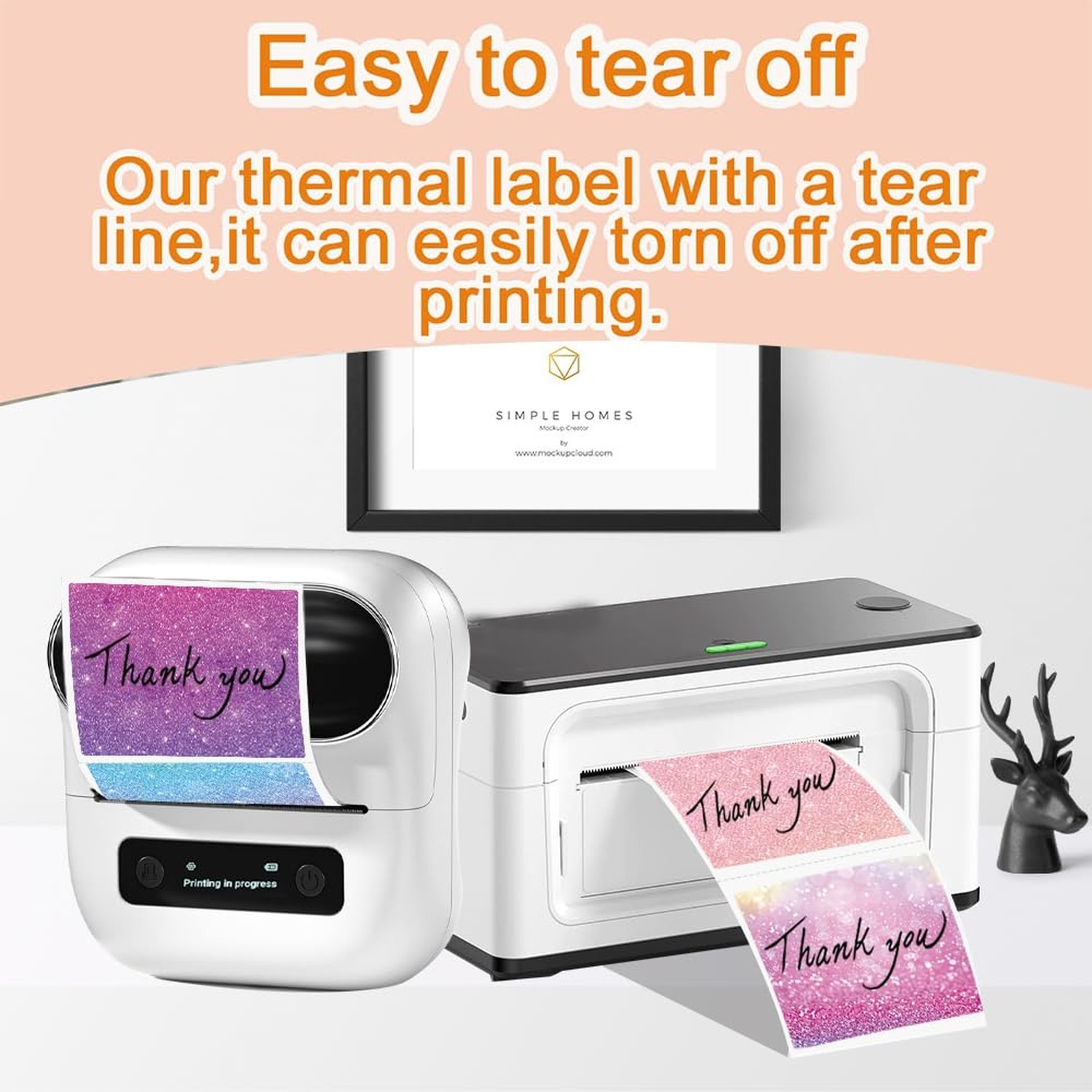 1.57×1.18 (40x30mm) Thermal Labels for T50M Pro/M110/M100/M220 Label Makers, …
