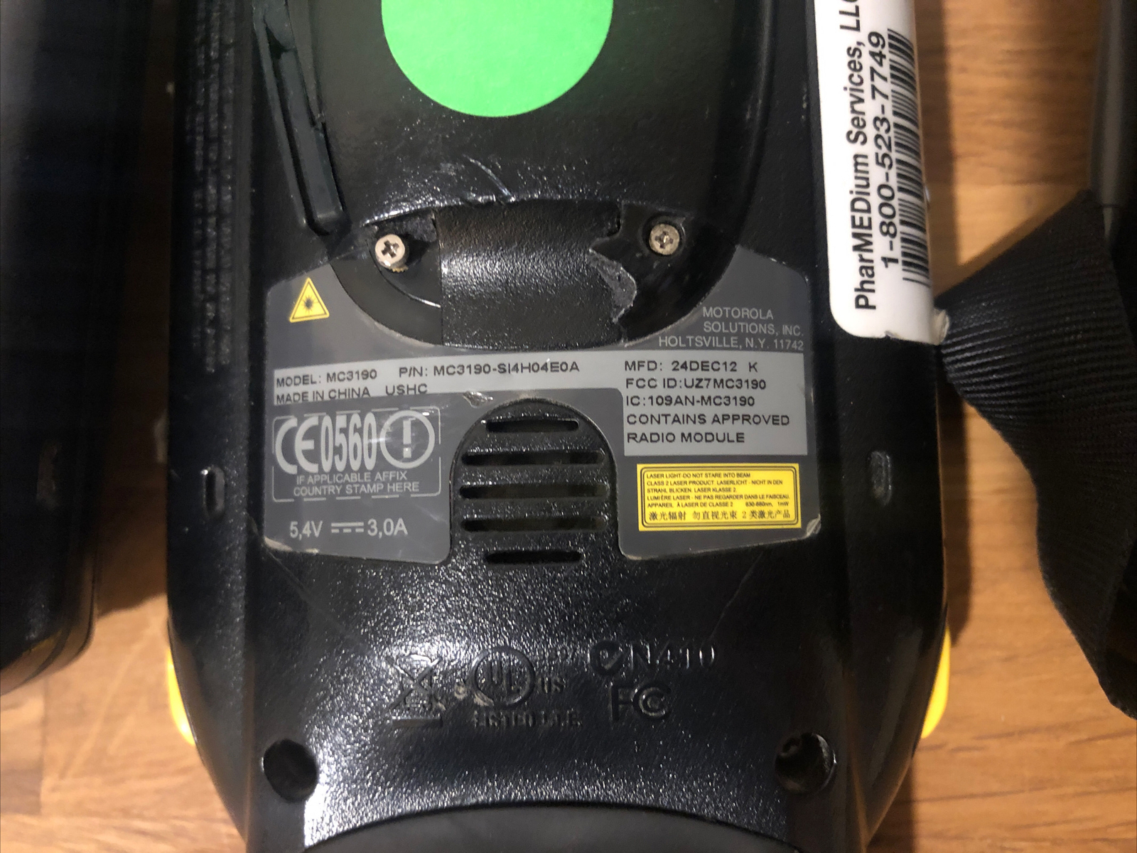 1 Piece Motorola MC3190-SI4H04E0A -Handheld Computer Tested No Charger
