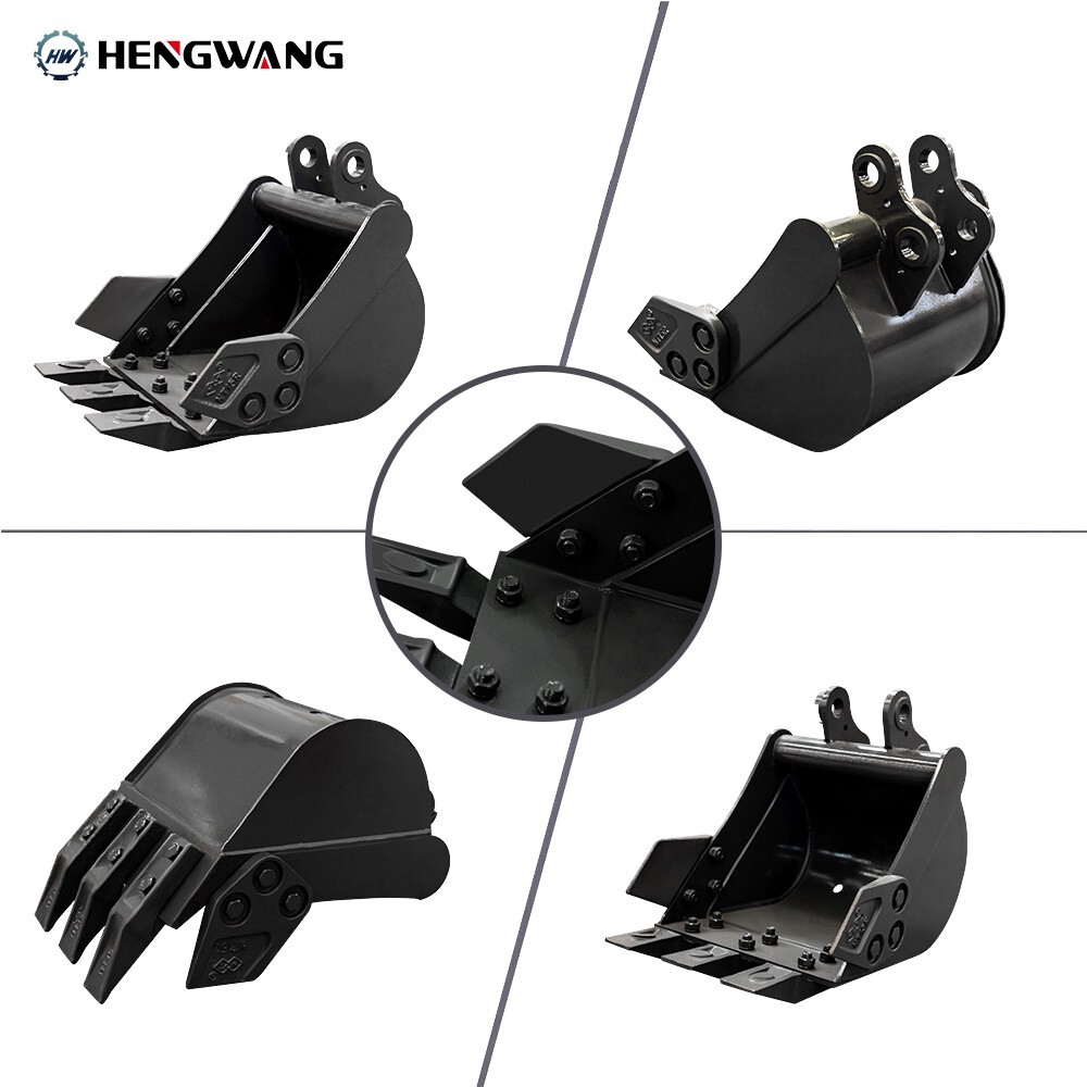 Enlarged 11.8in Mini Excavator Attachment Bucket Strong Alloy High Compatibility