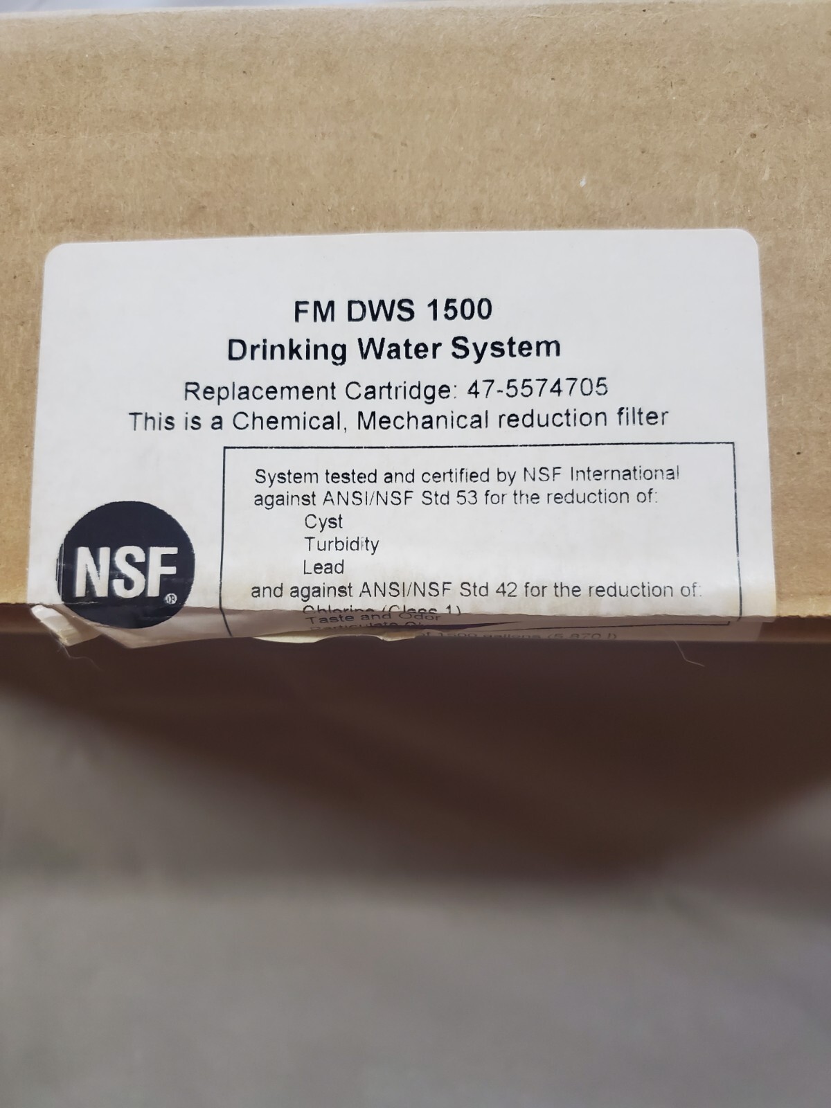 3M™ CUNO FaucetMATE® Water Factory Systems® FM DWS 1500 Drinking Water Kit – NEW